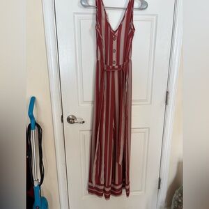 Xhilaration romper striped XS